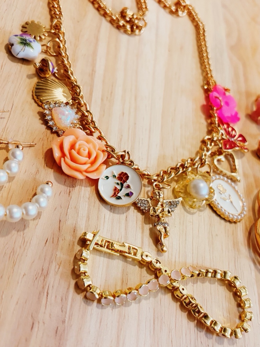 Charm necklace bundle